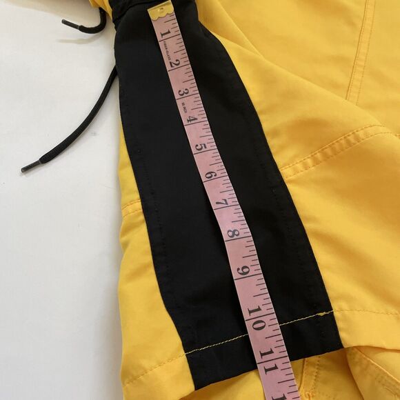 Fox Racing Swim Trunks Mens 34 Yellow Board Shorts Hybrid‎ Cargo Retro Skater - Picture 7 of 11